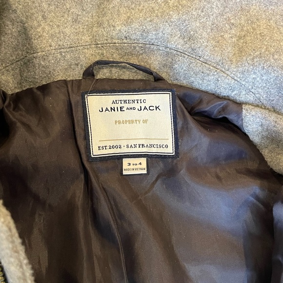Janie and Jack Wool Toggle Coat- Size 3/4 - Picture 10 of 12